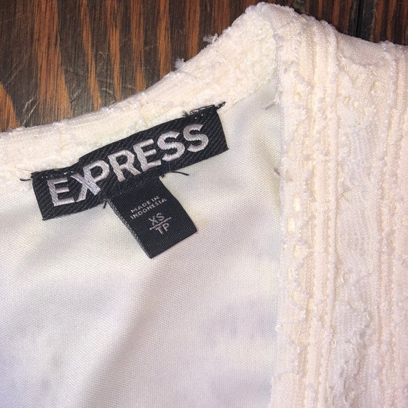 Express White Lace Dress, Size XS - Picture 4 of 7